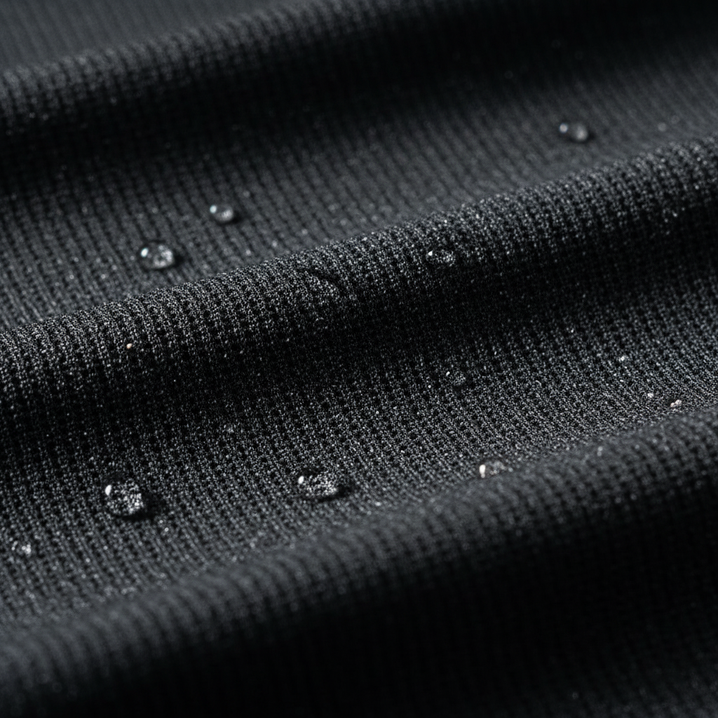 Détail du tissu dry-fit respirant du T-Shirt Sport ATHLORA