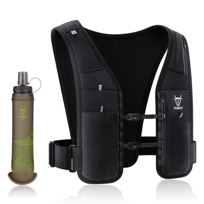 Gilet d'hydratation UTOBEST, version Gilet + Gourde Verte