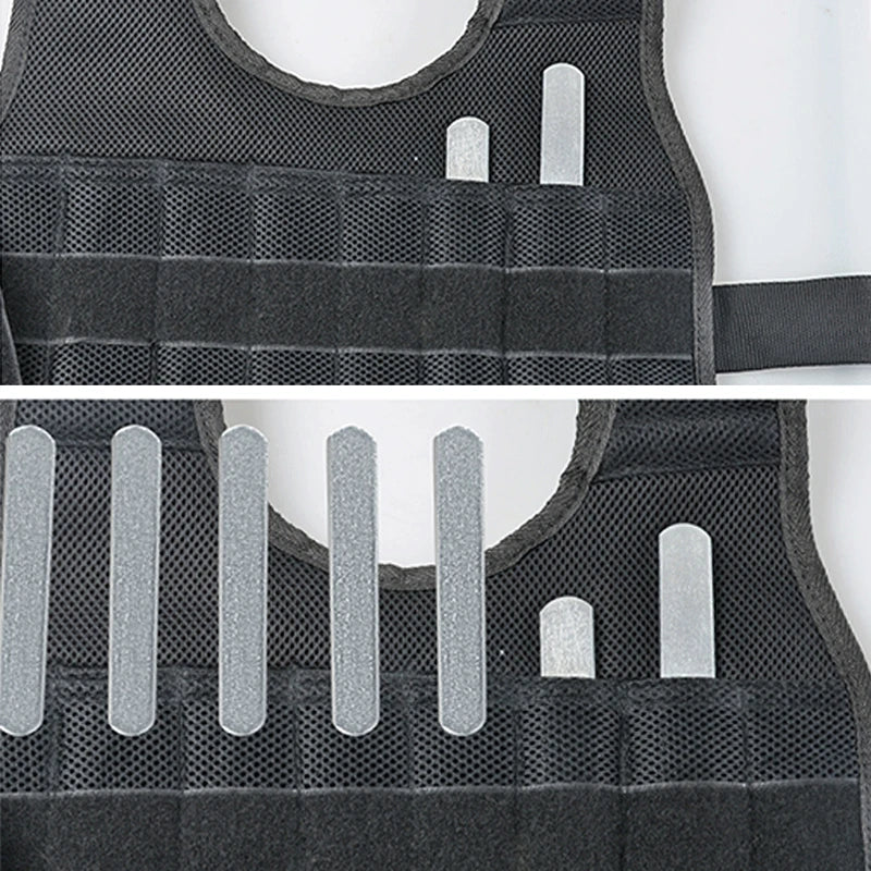 Compartiments de lestage du gilet lesté SUTENG (lestage non inclus)