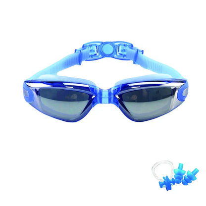 Lunettes de natation, coloris Bleu