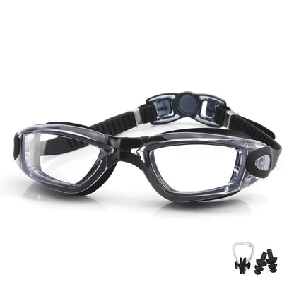 Lunettes de natation, coloris Noir Transparent
