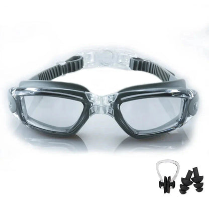 Lunettes de natation, coloris Gris (modèle 2)