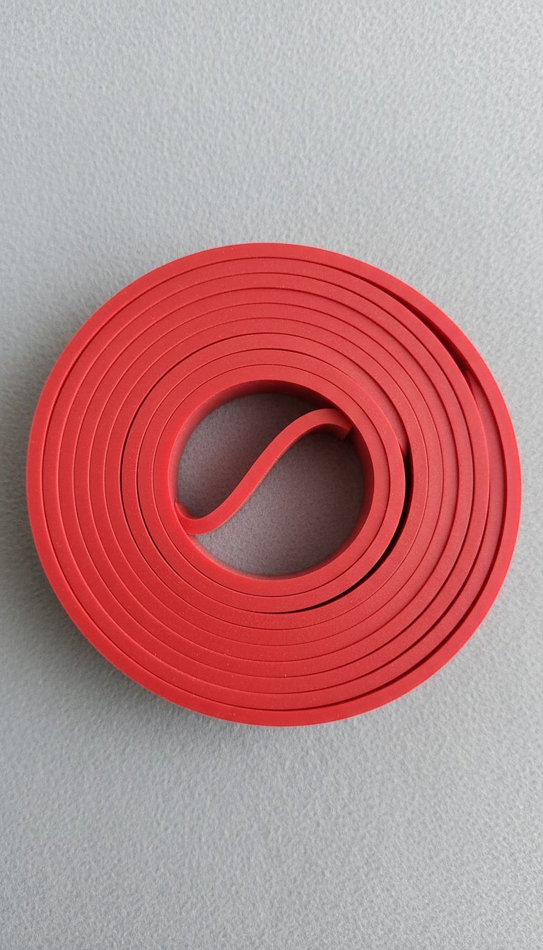 Bande de résistance fitness rouge ATHLORA