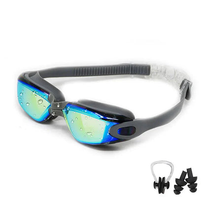 Lunettes de natation, coloris Argent Vif