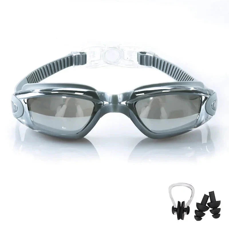 Lunettes de natation, coloris Gris