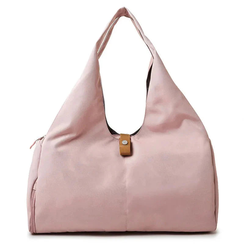 Sac de sport avec compartiment chaussures, coloris Rose
