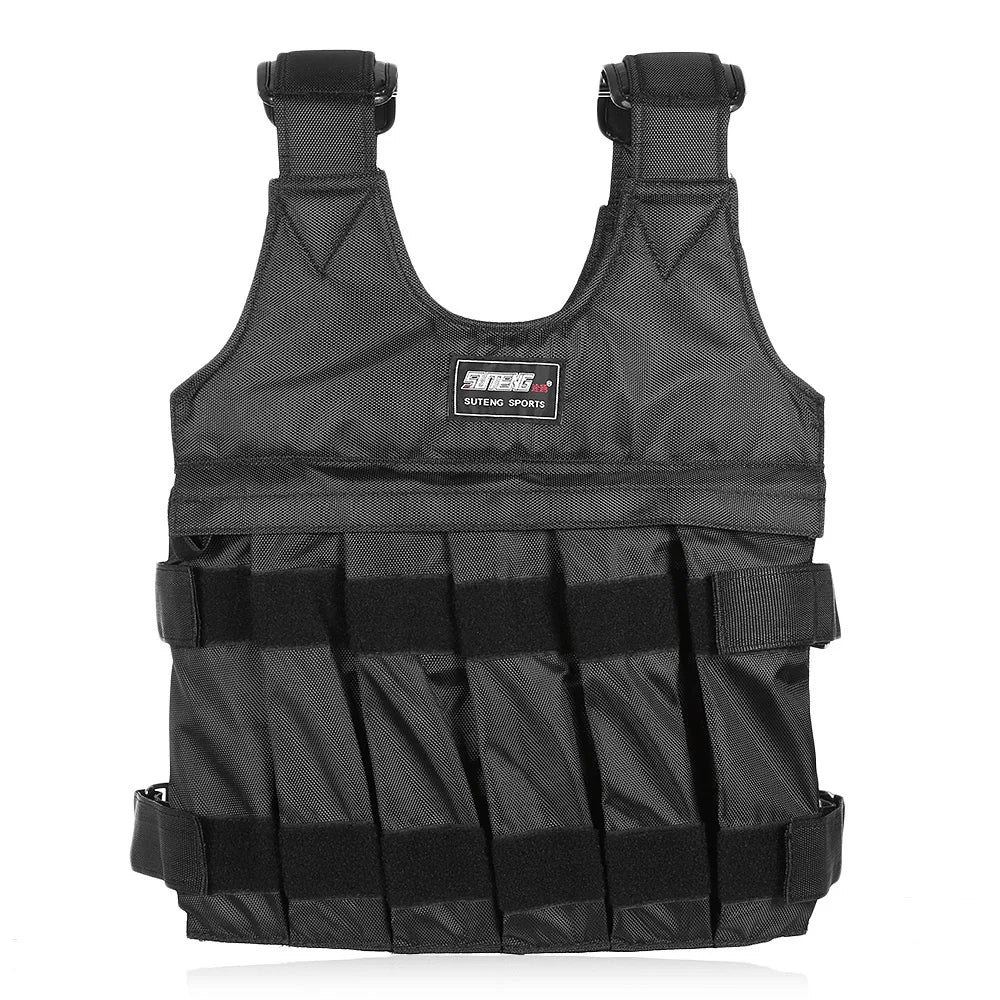 Gilet lesté SUTENG noir, vue de face