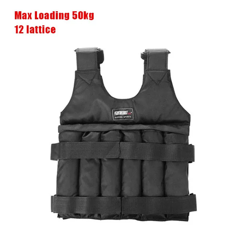Gilet lesté SUTENG version 50 kg, 12 compartiments