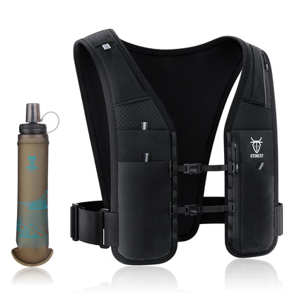 Gilet d'hydratation UTOBEST, version Gilet + Gourde Bleue