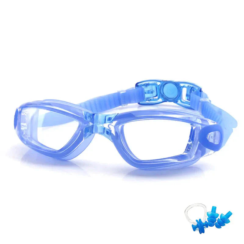 Lunettes de natation, coloris Bleu Transparent