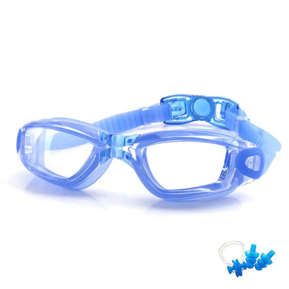 Lunettes de natation, coloris Bleu Transparent