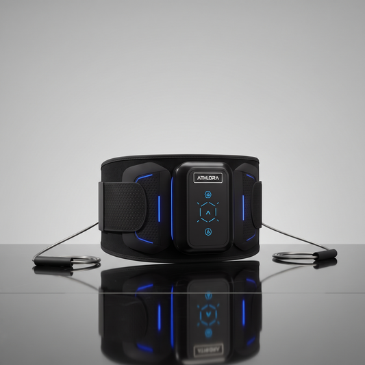 Ceinture Abdominale EMS ATHLORA, photo premium studio