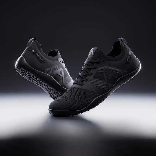 Chaussures Barefoot ATHLORA, photo premium studio